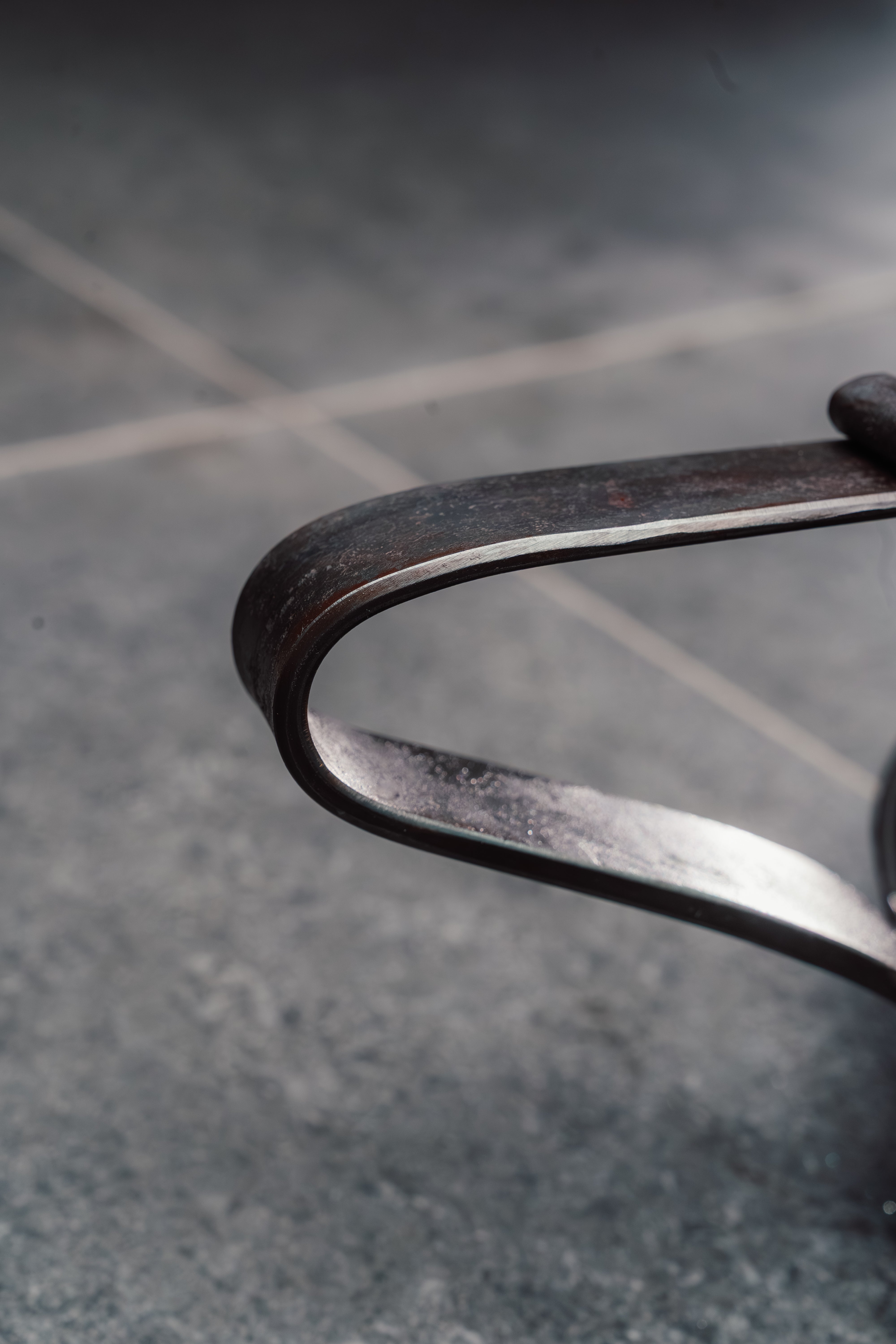 geschmiedete Eisenpfanne 32 cm mit Patentierten Griff